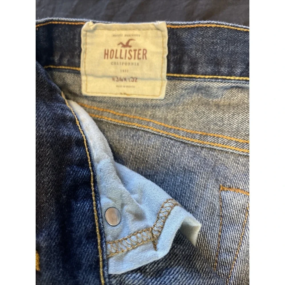 Holister Men Jeans Size 34x31 Blue